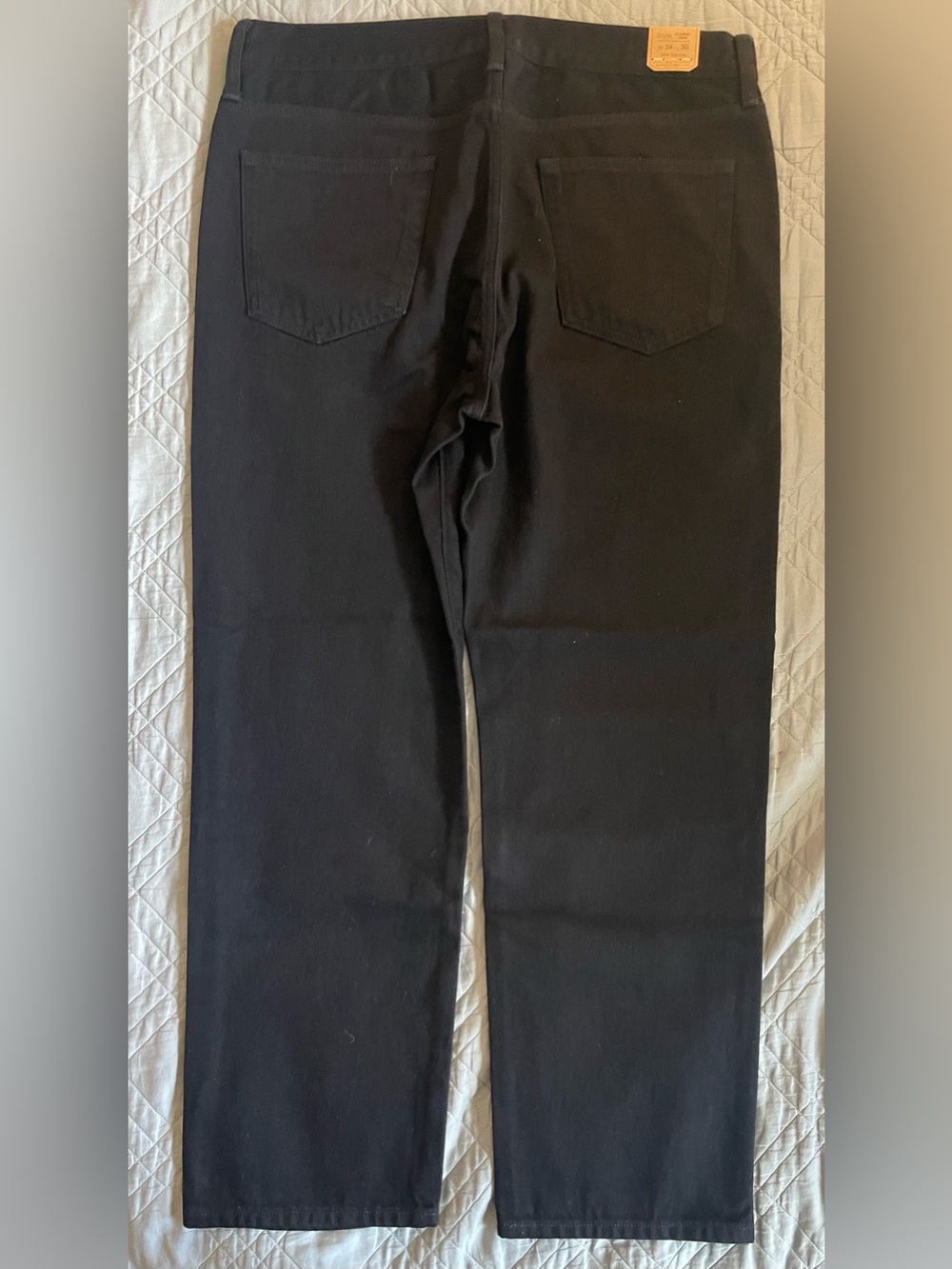 J. Crew Classic Straight jean in black rinse Size 34/30 New! $168 CC325 - Picture 8 of 8